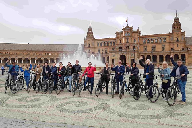 3-hour Guided Bike Tour along the Highlights of Seville - A calmer stretch through Maria Luisa Park