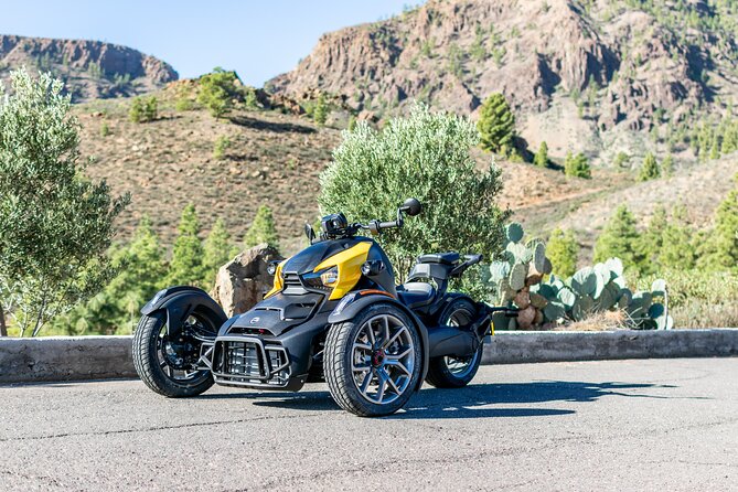 3 Wheel Motorcycle like Quad/Buggy Tour Gran Canaria (Maspalomas) - Leaving Maspalomas for Fataga