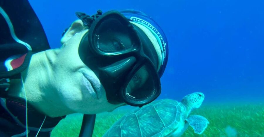 Abades: Guided Snorkeling Tour with Photos - Getting suited up for the Atlantic