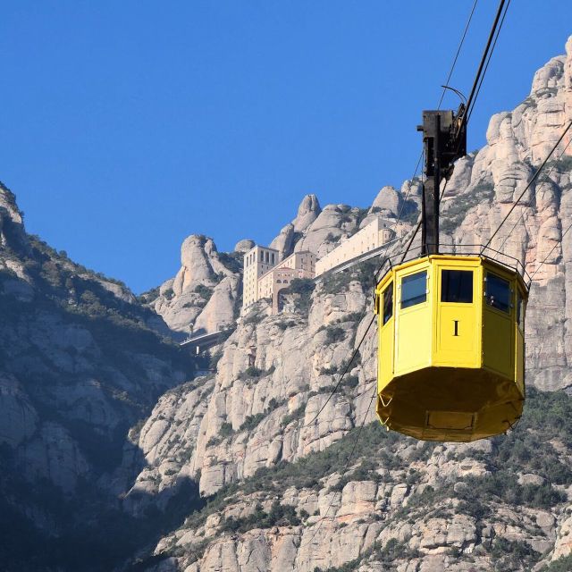 Aeri de Montserrat Cable Car Ticket - The five-minute climb from Aeri de Montserrat