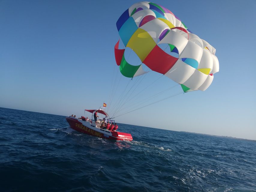 Alicante: Boat Trip and Parasailing Experience with Drink - Meeting the boat near Casino Mediterraneo