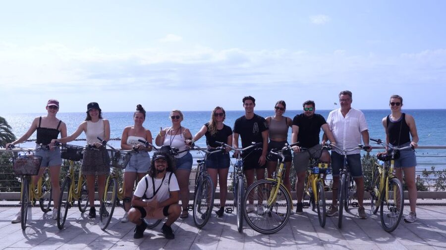 Alicante: City and Beach Bike Tour - Santa Barbara Castle from below