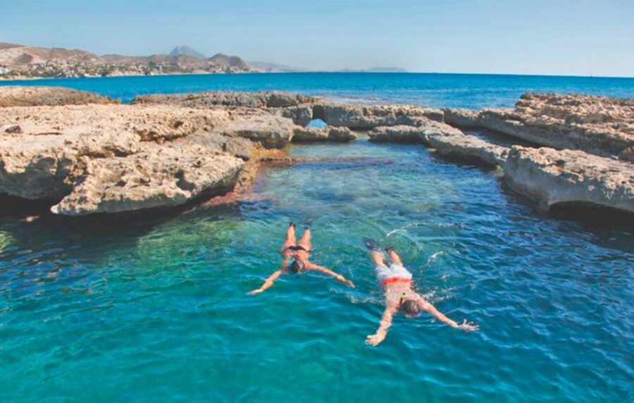 Alicante : E-Bike Coast Tour, Roman Fish Farm and Snorkeling - Snorkeling in a quiet coastal spot