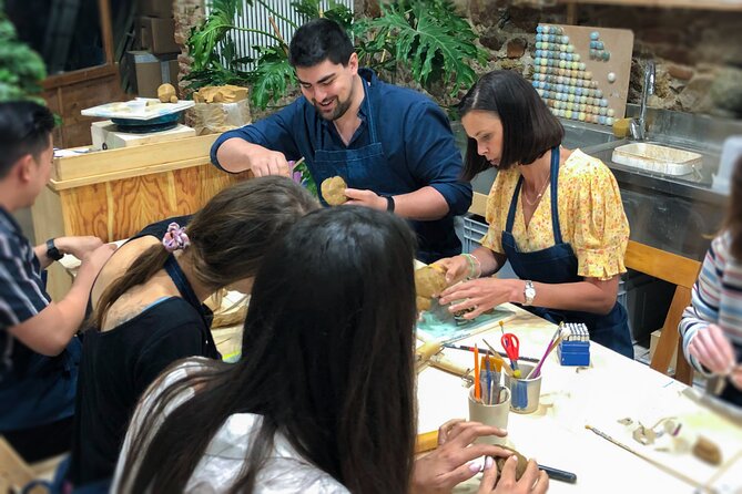 Artisan Ceramic Cup Experience - Starting with clay on Carrer de Salvà