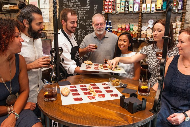 Authentic Flamenco Show with Tapas & Wine Guided Tour - Vineria San Telmo: the full tapas-and-wine finish