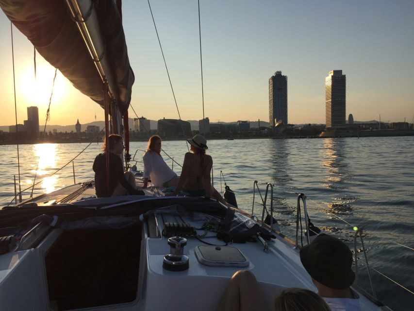 Barcelona: 2-Hour Sunset Sailboat Trip - Barcelona from offshore