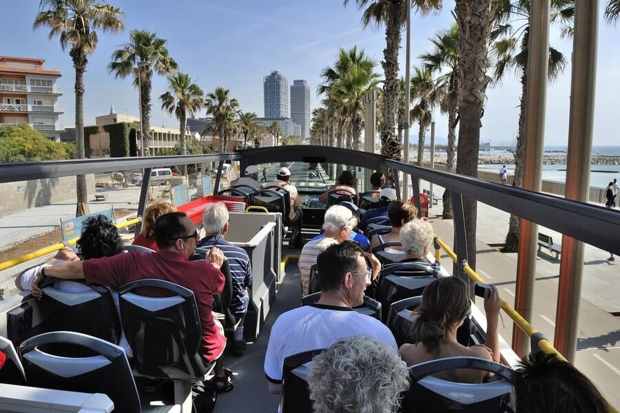 Barcelona: 24 or 48-Hour Hop-On Hop-Off Bus Tour - The orange route reaches farther west
