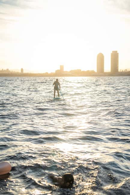Barcelona Badalona : Sailboat Tour, Snacks, Drinks, Swimming - Sunset departures and the changing Barcelona view