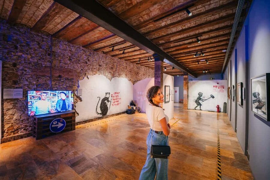 Barcelona: Banksy Museum, Permanent Exhibition Ticket - Take your time with the labels and multimedia displays