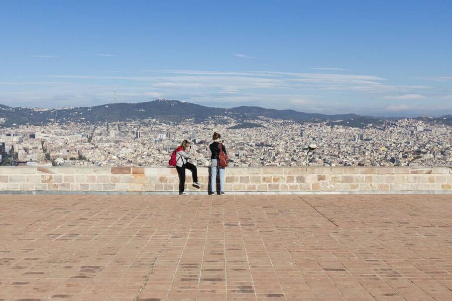 Barcelona Cable Car Sky Views, Magic Fountain & Castle Visit - Olympic sites, rooftop views, and the included break