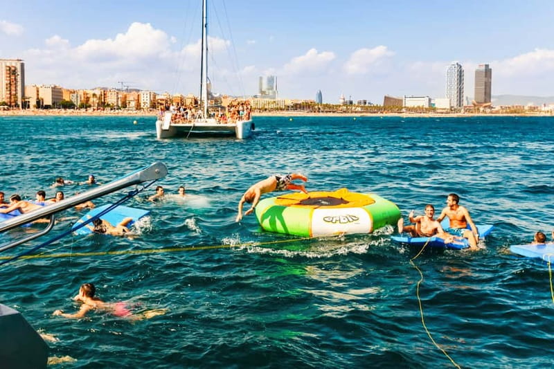 Barcelona: Catamaran Party Cruise with BBQ Meal - What this Barcelona catamaran cruise is really like