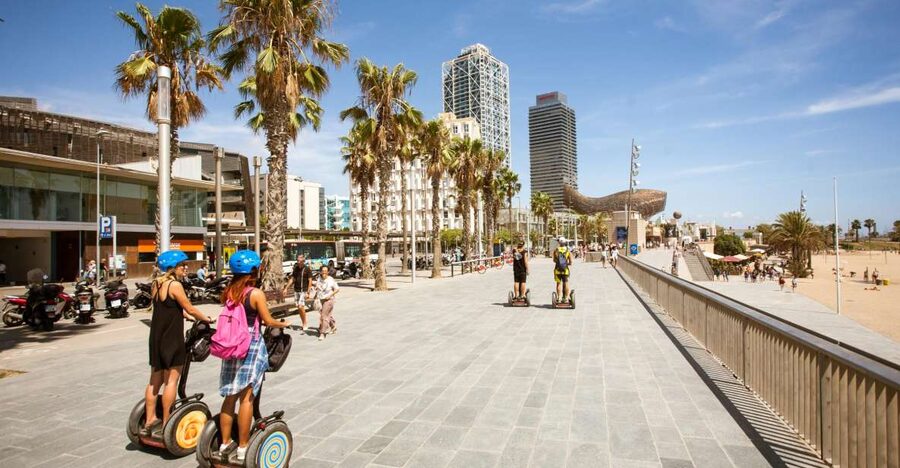 Barcelona: City Highlights Guided Segway Tour - From Roman walls to the open sea