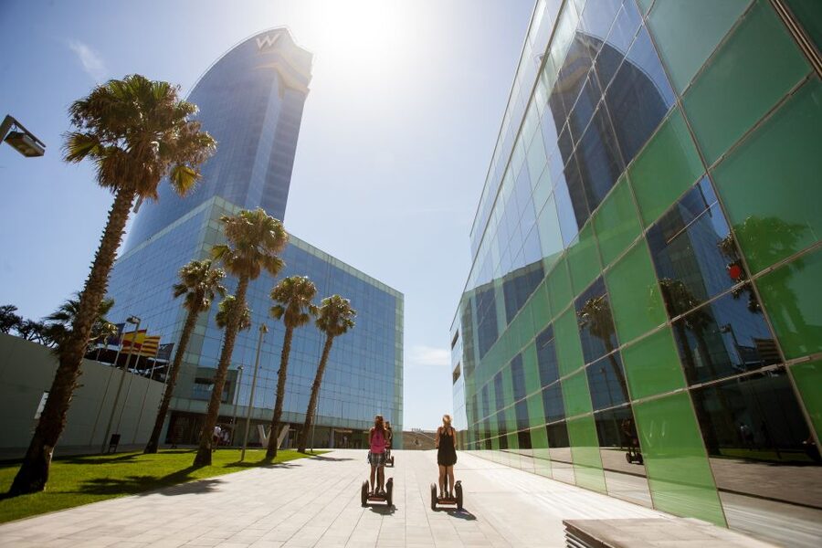 Barcelona: City Highlights Guided Segway Tour - Olympic Village gardens and Olympic Port views