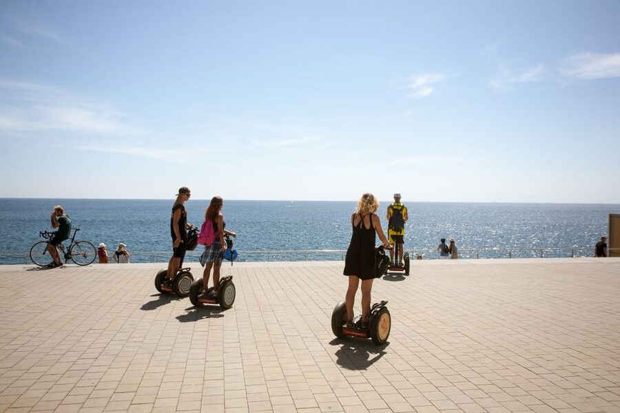 Barcelona: City Highlights Guided Segway Tour - The Gothic Quarter opens at Columbus Monument