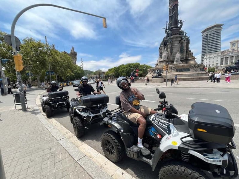 Barcelona: City Sights Electric Quad Tour - Starting on Carrer de lHospital