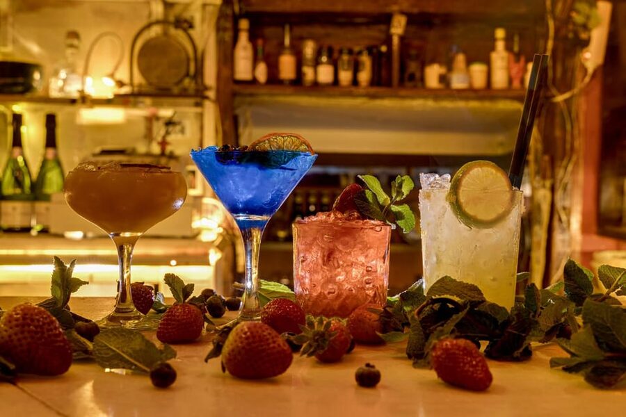 Barcelona: Cocktail Making Class with Tapas - The bar atmosphere is part of the appeal