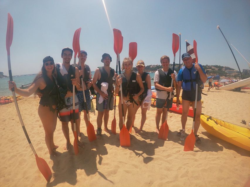 Barcelona: Costa Brava Kayak and Snorkel Tour with Lunch - Snorkeling in Clear Mediterranean Water