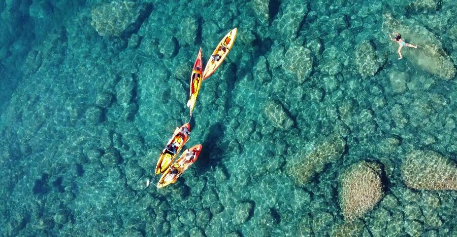 Barcelona: Costa Brava Kayak, Snorkel & Cliff Jump & Lunch - Optional cliff jumping at safe heights