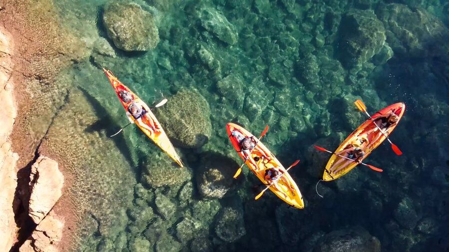 Barcelona: Costa Brava Kayak, Snorkel & Cliff Jump & Lunch - Two hours by the Camino de Ronda
