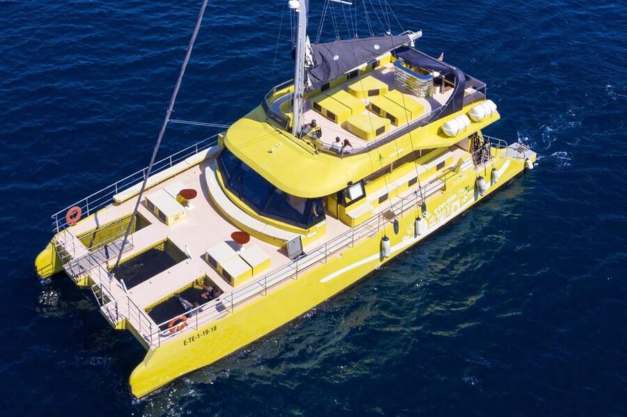 Barcelona: Daytime or Sunset Catamaran Cruise with Music - Leaving Barcelona’s marina for the open water