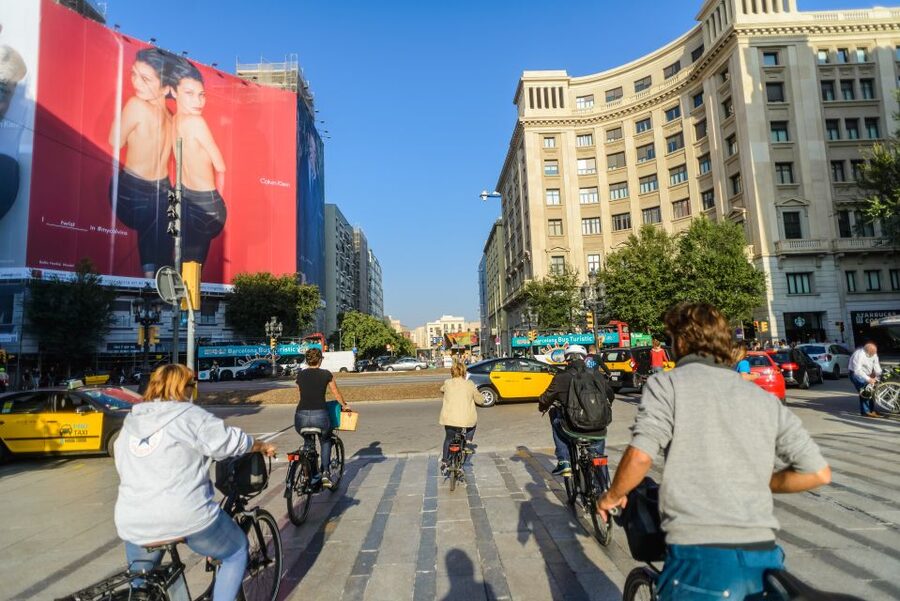 Barcelona eBike Tour with Wine and Tapas Experience - The W Barcelona and the final coastal views
