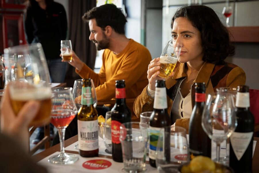 Barcelona: Estrella Damm Old Brewery Tour with Tasting - Entering Estrella Damm’s old Barcelona brewery