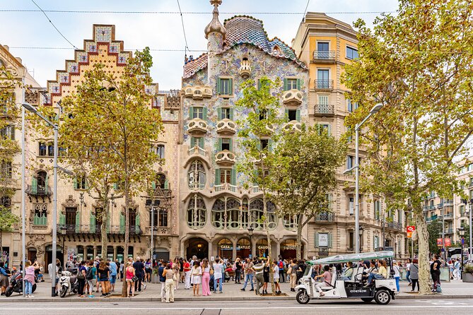Barcelona Expert Tour with Local Guide in Eco Tuk Tuk Private - The Gaudí route through Eixample