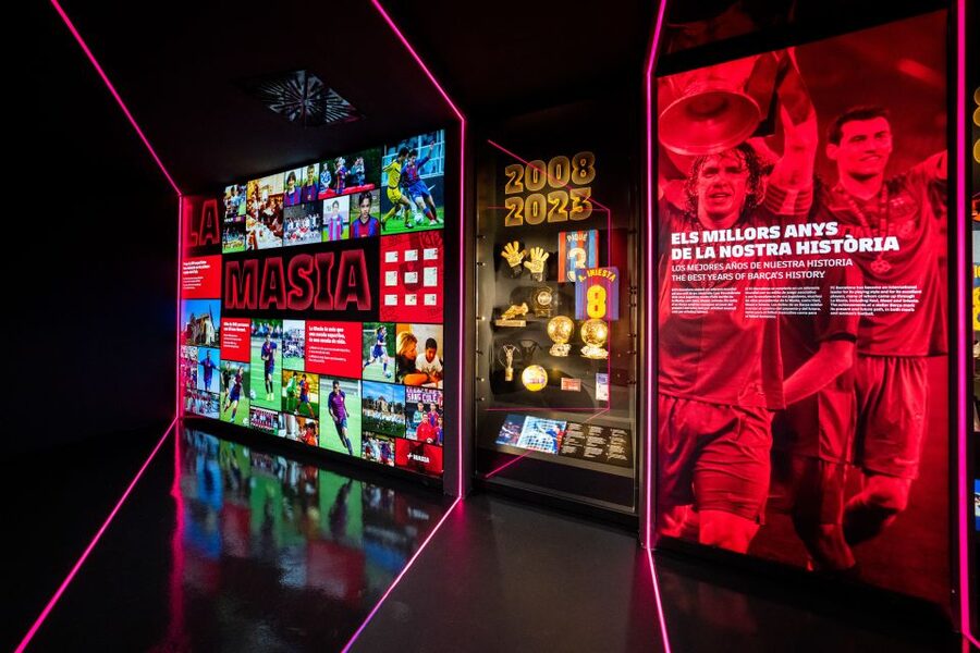 Barcelona: FC Barcelona Museum "Barça Immersive Tour" Ticket - More than Achievements turns trophies into theatre