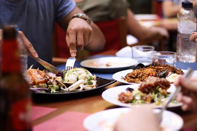 Barcelona Food Tour: Tapas, Paella, Sangria & 8+ Local Tastings - The cathedral and the Gothic Quarter