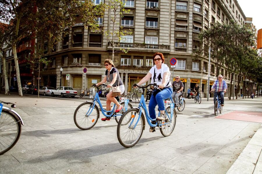 Barcelona Historical 3-Hour Bike Tour - Gothic Quarter churches, squares, and narrow lanes