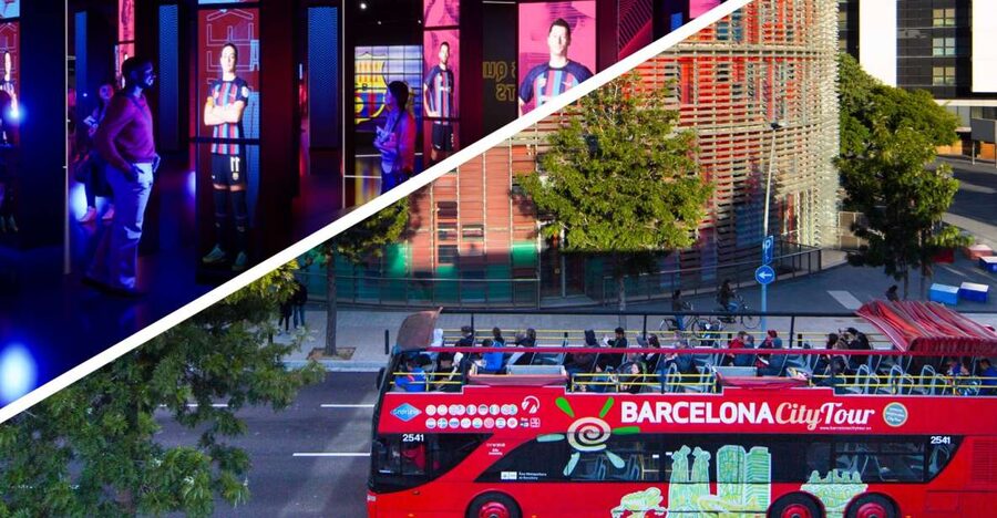 Barcelona Hop-On Hop-Off Bus and FC Barcelona Immersive Tour - Picking up your tickets at Estació del Nord