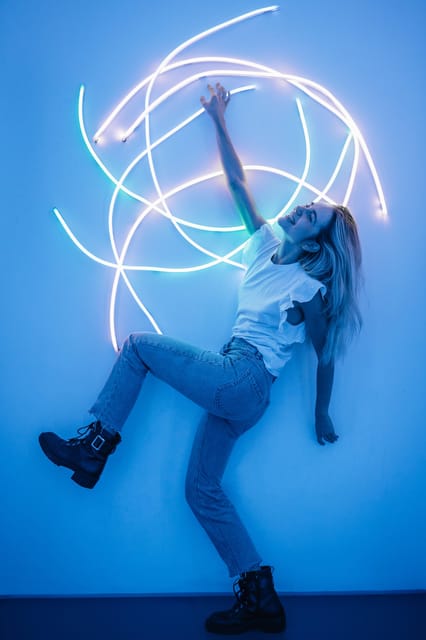 Barcelona: Interactive Art Installation by IKONO - Room by Room: A Changing Series of Visual Setups