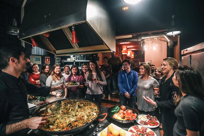 Barcelona Interactive Spanish Cooking Experience - Learning paella step by step