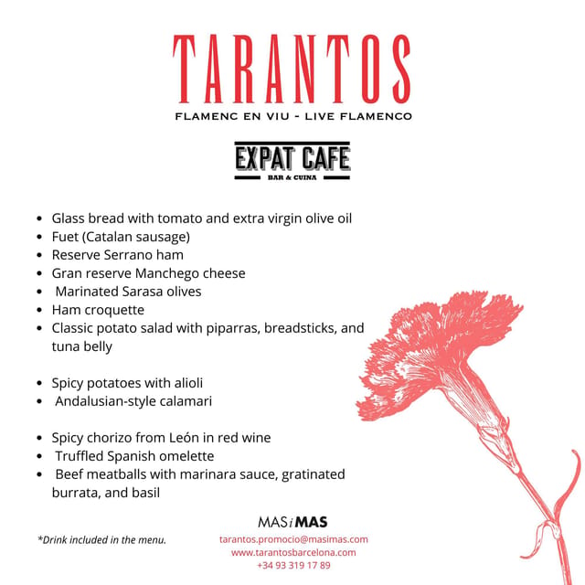 Barcelona: Los Tarantos Flamenco Show - How to plan the rest of your evening