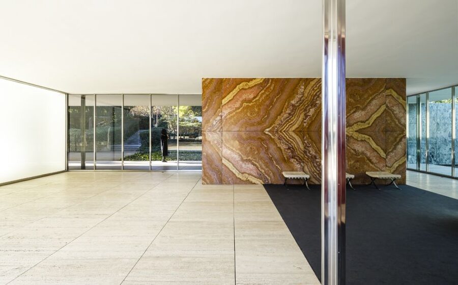 Barcelona: Mies van der Rohe Pavilion Ticket and Audio Guide - The 1986 reconstruction is part of the experience