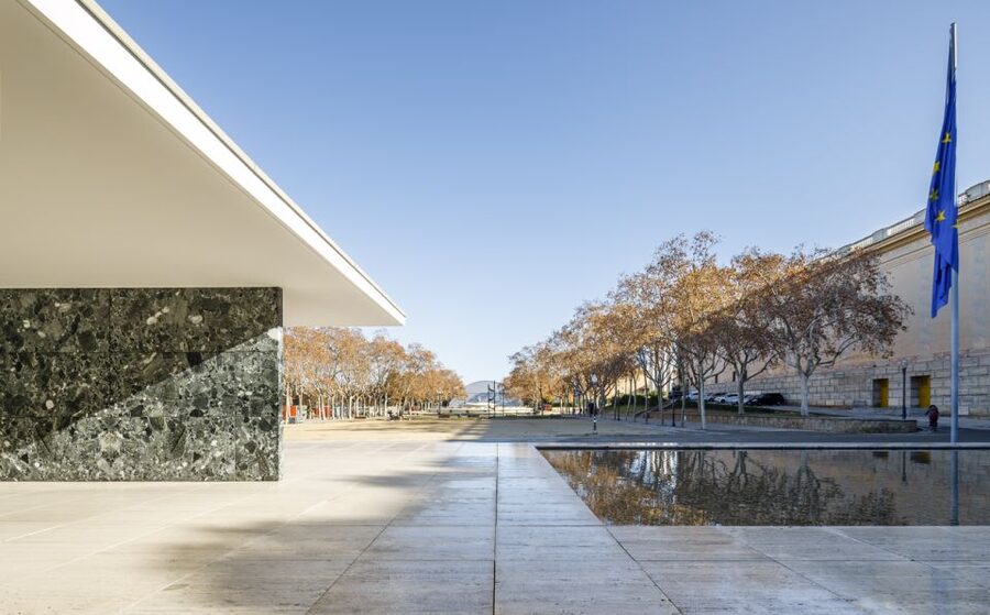 Barcelona: Mies van der Rohe Pavilion Ticket and Audio Guide - Stone, glass, water, and precise restraint
