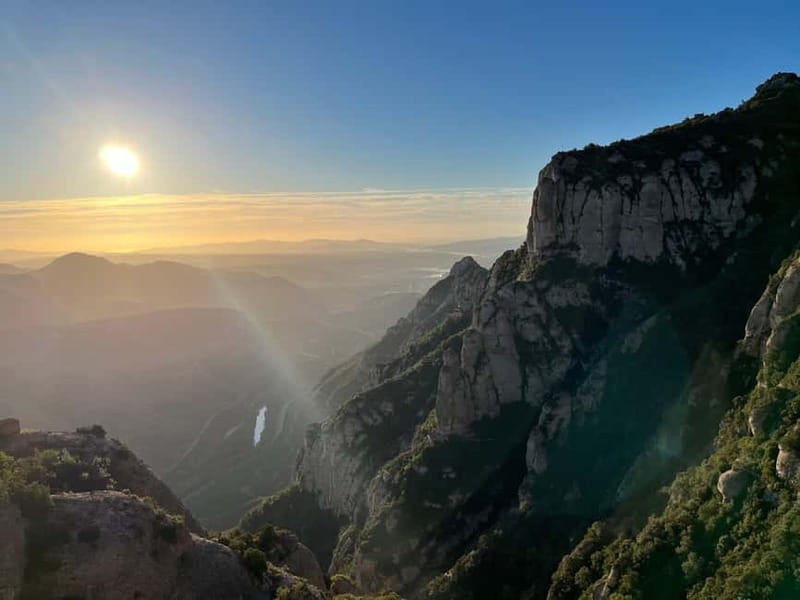 Barcelona: Montserrat Early Trip — Cable Car, Abbey & Hike - The small van from Barcelona