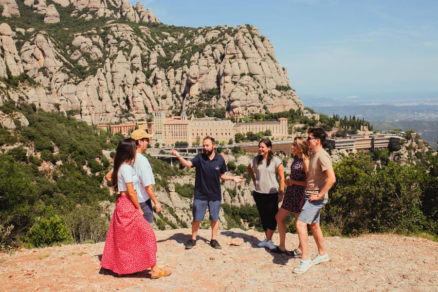 Barcelona: Montserrat with Winery, Lunch, and Train Options - The coach ride from Barcelona