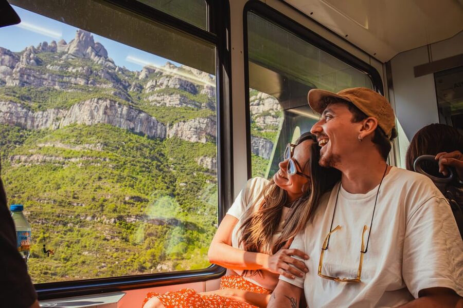 Barcelona: Montserrat with Winery, Lunch, and Train Options - Riding the Cremallera cogwheel train