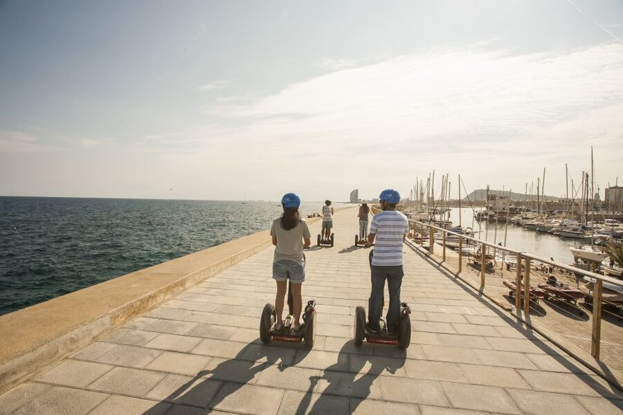 Barcelona: Old Port and Gothic Quarter Guided Segway Tour - The coast from Barceloneta to Olympic Port
