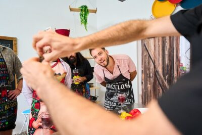 Barcelona Paella Cooking Class with Market Visit, Tapas & Sangria