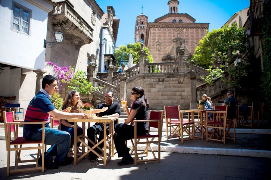 Barcelona: Poble Espanyol Entry Ticket - The walking route through 117 buildings