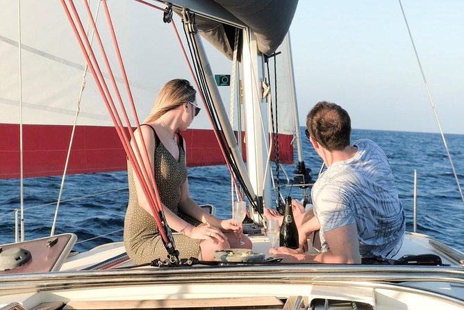 Barcelona Private Sailing Tour with Drinks for Family and Friends - Barcelona’s skyline from the Mediterranean