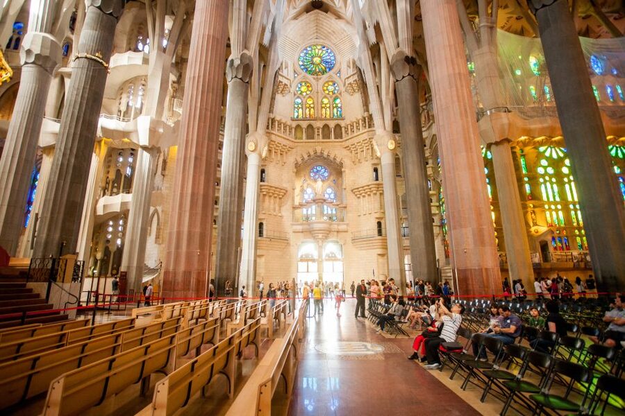 Barcelona: Sagrada Familia Entry Ticket with Audio Guide - Crowds, comfort, and clothing rules