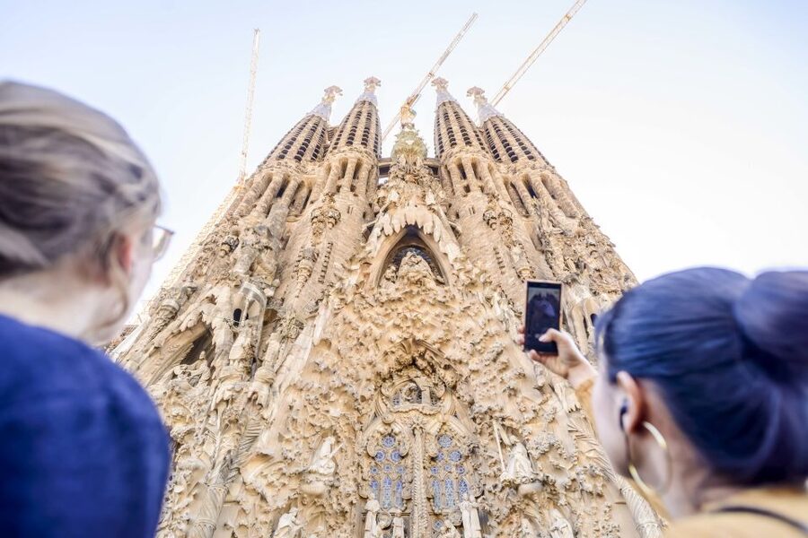 Barcelona: Sagrada Familia Tour with Optional Tower Access - Getting through the entrance without losing time