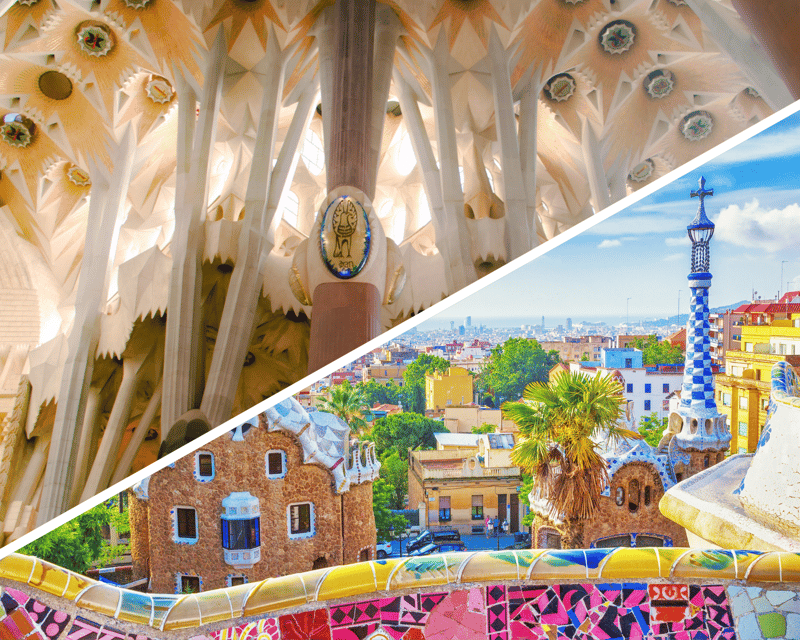Barcelona: Sagrada Familia with Towers and Park Güell Tour - Park Güell: Gaudí’s garden-city experiment