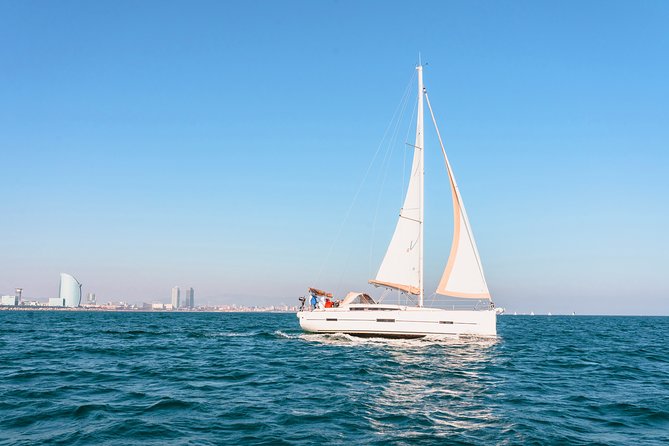 Barcelona Sailing: Light Snacks & Open Bar with Private Option - Swimming in the Mediterranean when conditions permit