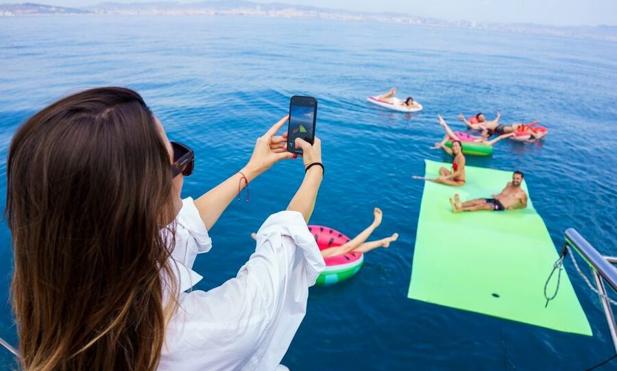 Barcelona: Sunset or Day Catamaran Cruise with Tapa & Drink - What this Barcelona boat trip is really like