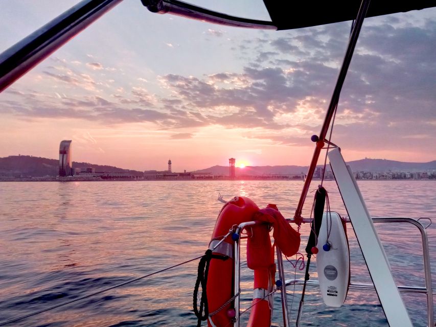 Barcelona: Sunset Sailing Tour with Open Bar & Snacks - The Coastline, Port Vell, and Sunset
