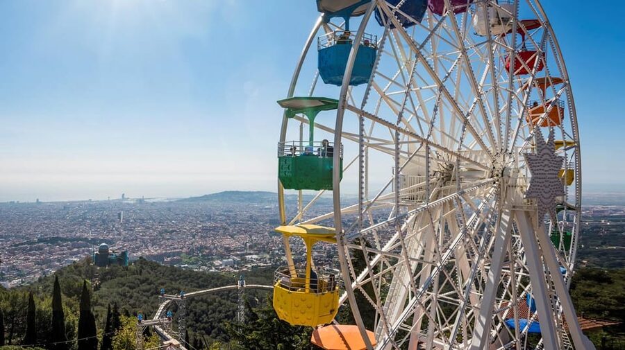Barcelona: Tibidabo Amusement Park Admission Ticket - Rides for small children and older kids